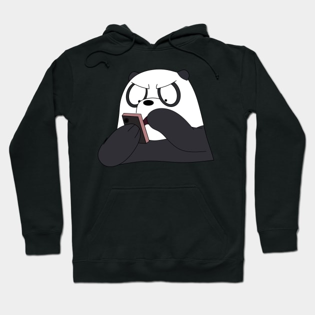 Panda Hoodie by Vectraphix